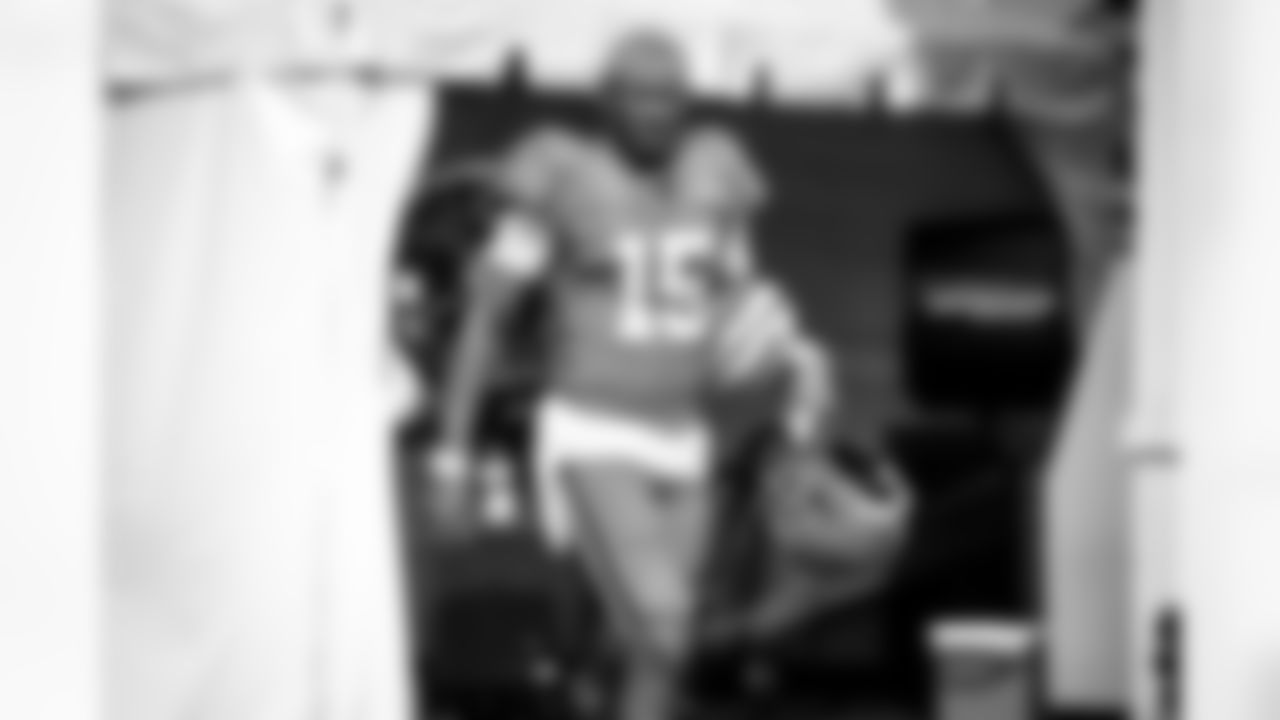 Quarterback Joshua Dobbs (15) during Day 4 of Training Camp at The Greenbrier on July 28, 2023.