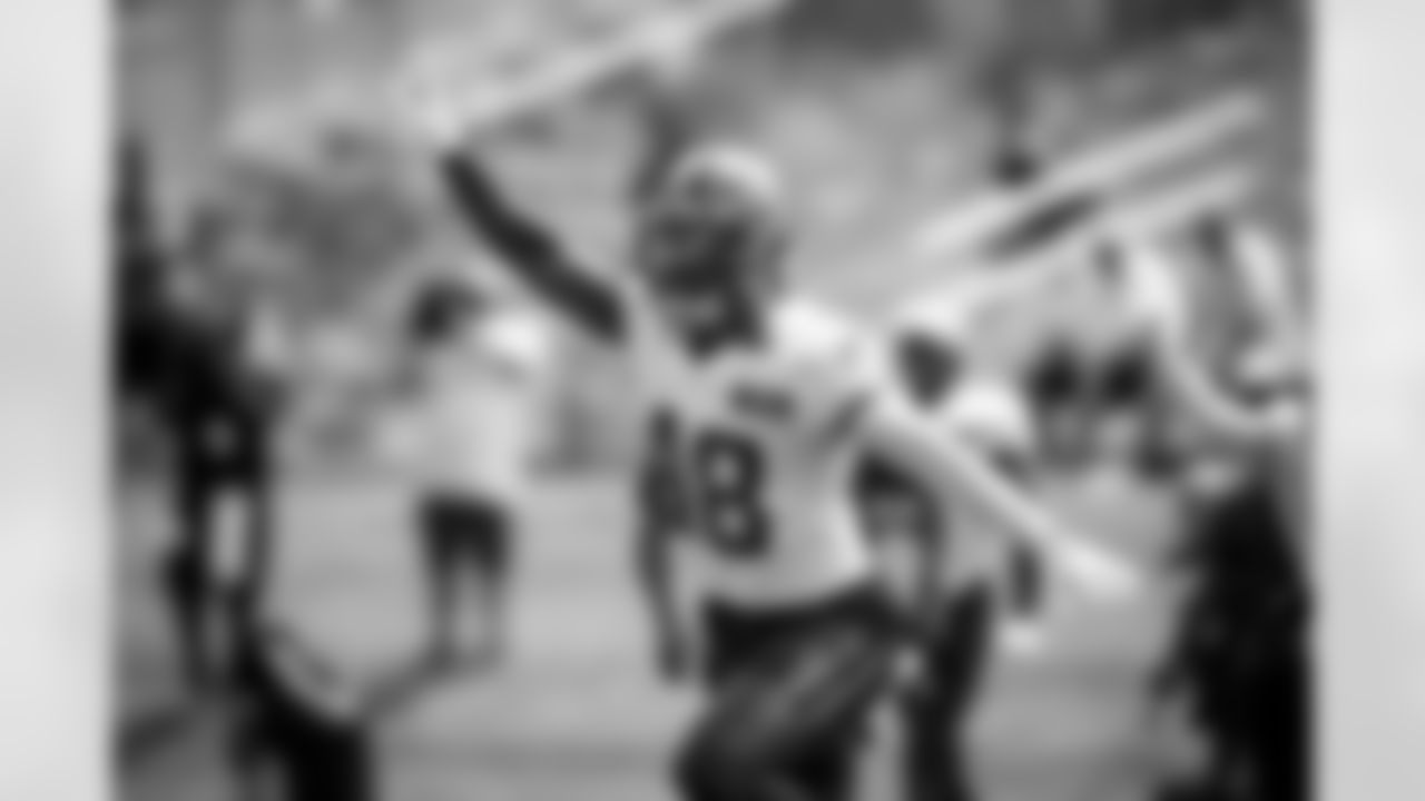 Safety Tanner McCalister (48) during Day 3 of Training Camp at The Greenbrier on July 27, 2023.