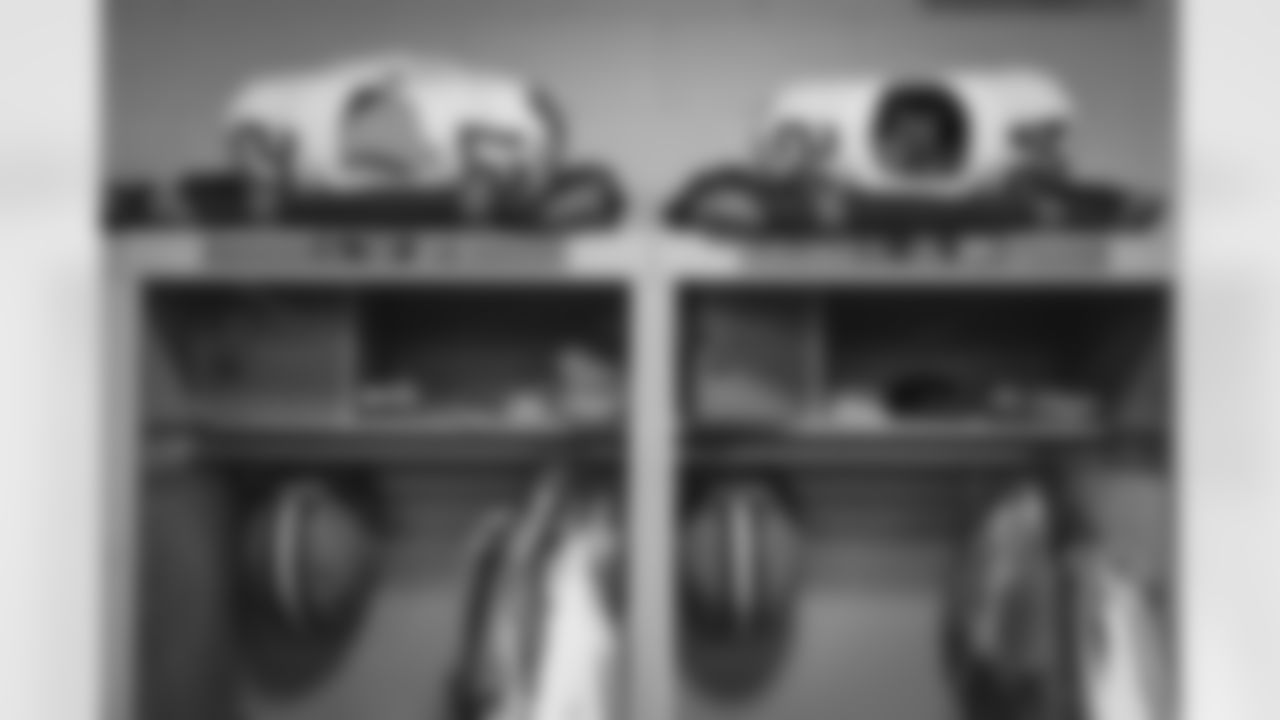 The locker room before a NFL football game between the Cleveland Browns and Cincinnati Bengals on December 11, 2022 at Paycor Stadium.