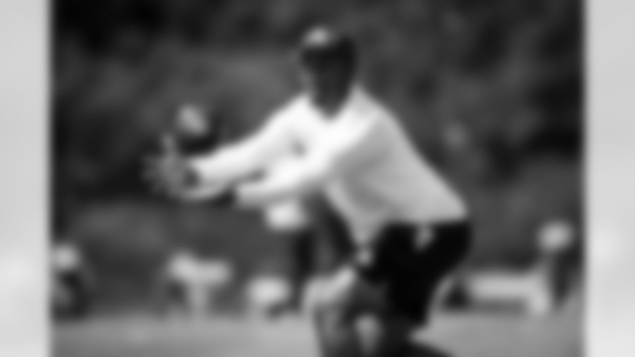 Offensive Assistant/Quarterbacks Coach Ashton Grant during Phase II Fieldwork at The Greenbrier on July 23, 2023.
