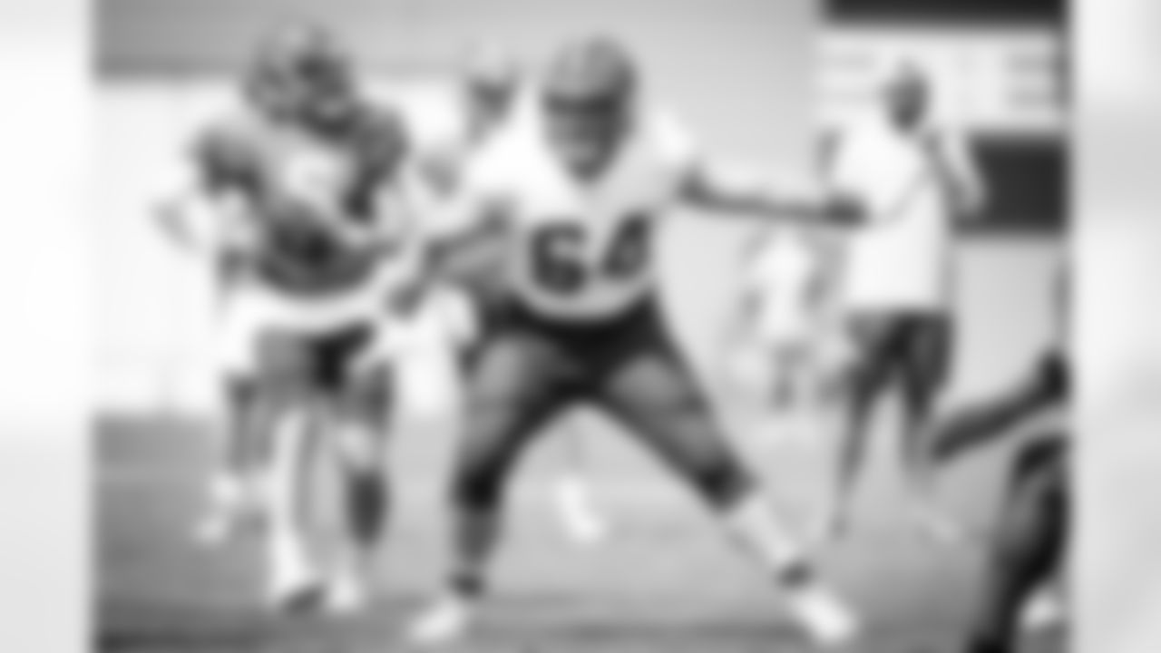 Center JC Tretter (64) during the sixth day of training camp on August 3, 2021.
