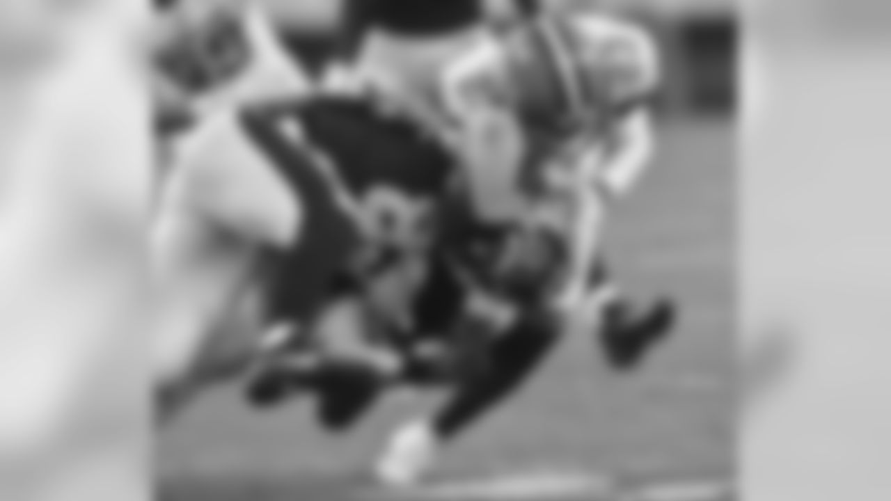 DB Joe Haden makes a tackle.