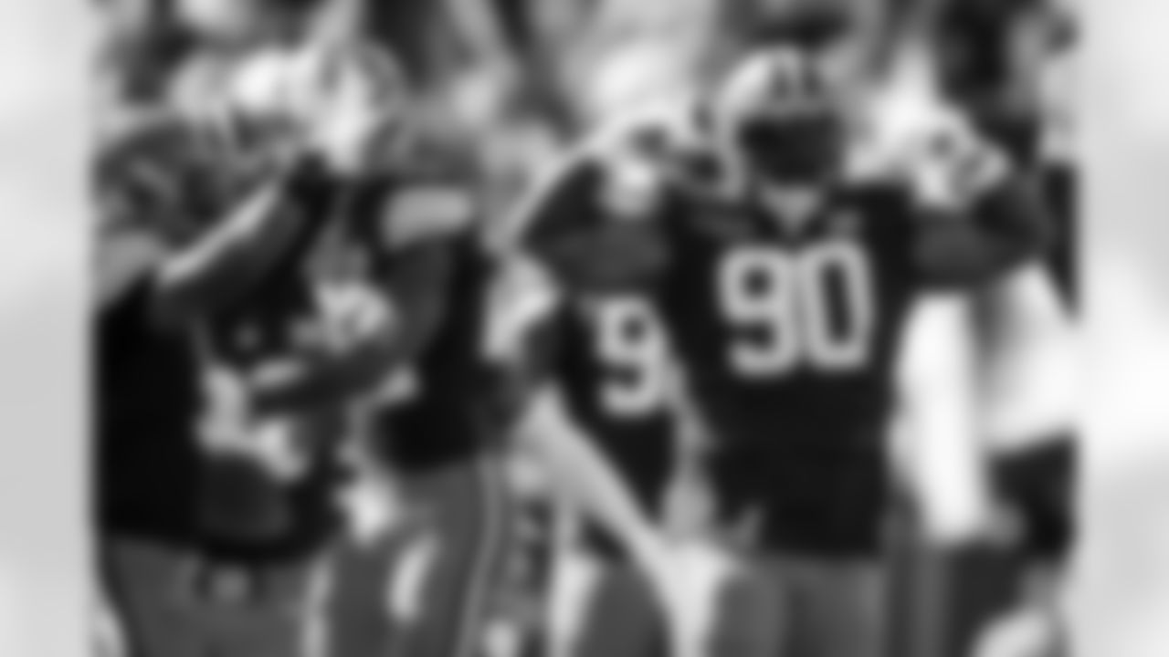 Defensive tackle Maurice Hurst II (90) during a NFL football game between the Baltimore Ravens and Cleveland Browns on October 1, 2023 at Cleveland Browns Stadium.