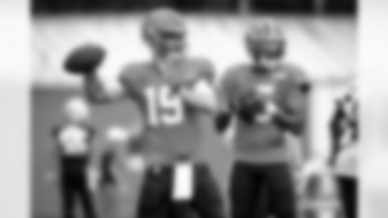 Quarterback Josh Rosen (19) during the eighth day of training camp at CrossCountry Mortgage Campus on August 5, 2022.