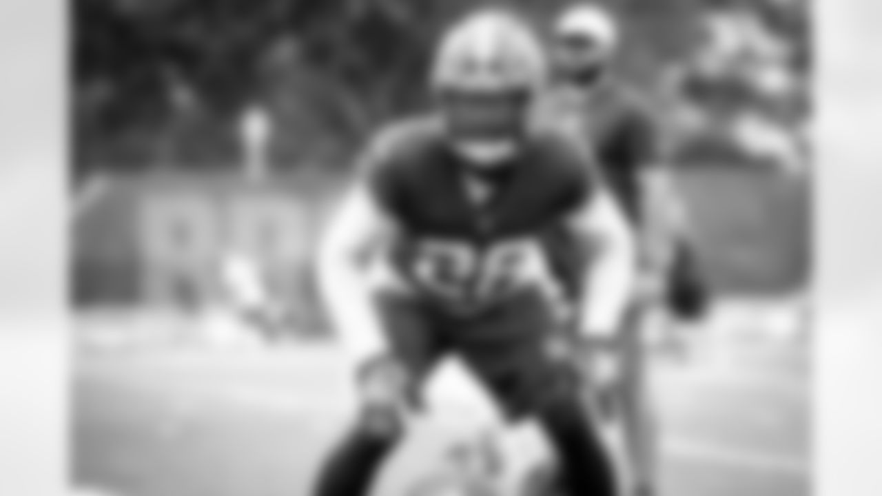 Linebacker Jeremiah Owusu-Koramoah (28) during the fourteenth day of training camp on August 17, 2021.