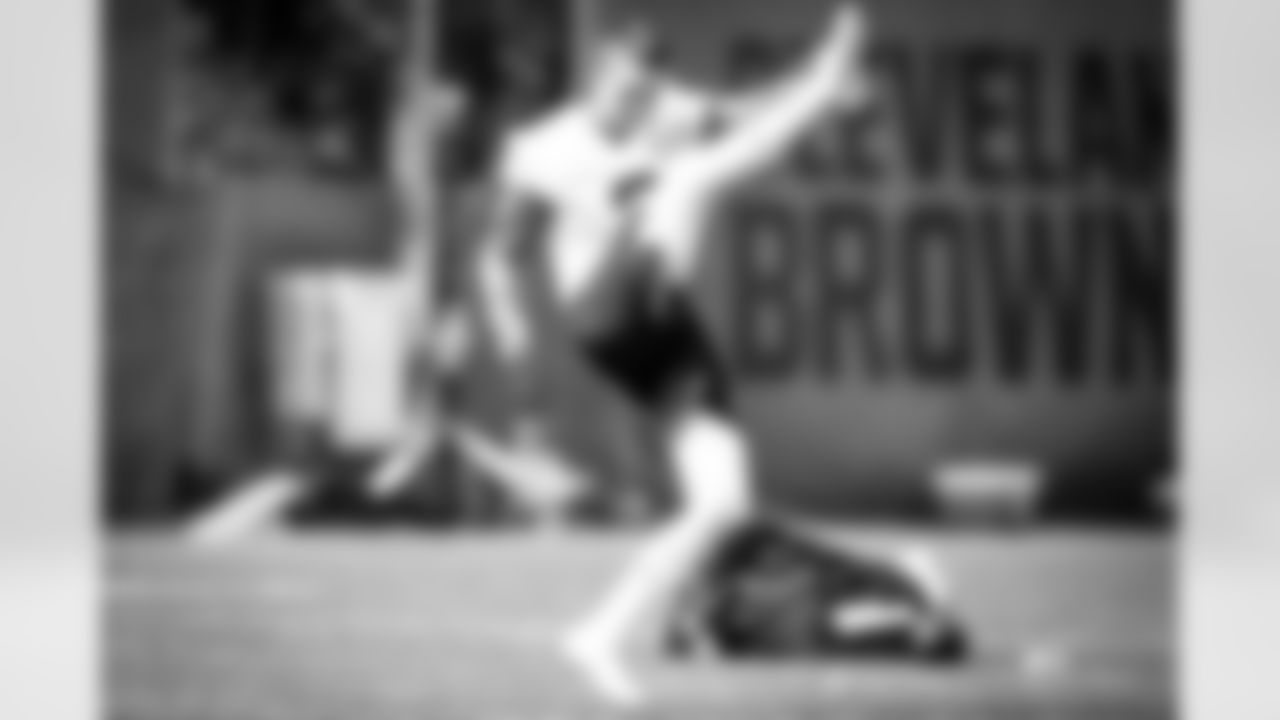Kicker Cody Parkey (2) during practice on September 15, 2020
