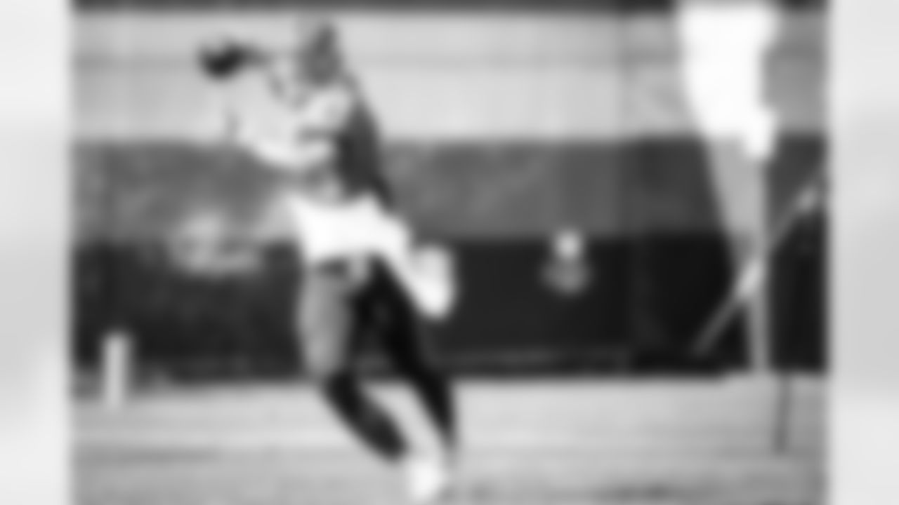 Quarterback Baker Mayfield (6) during practice on September 29, 2021.