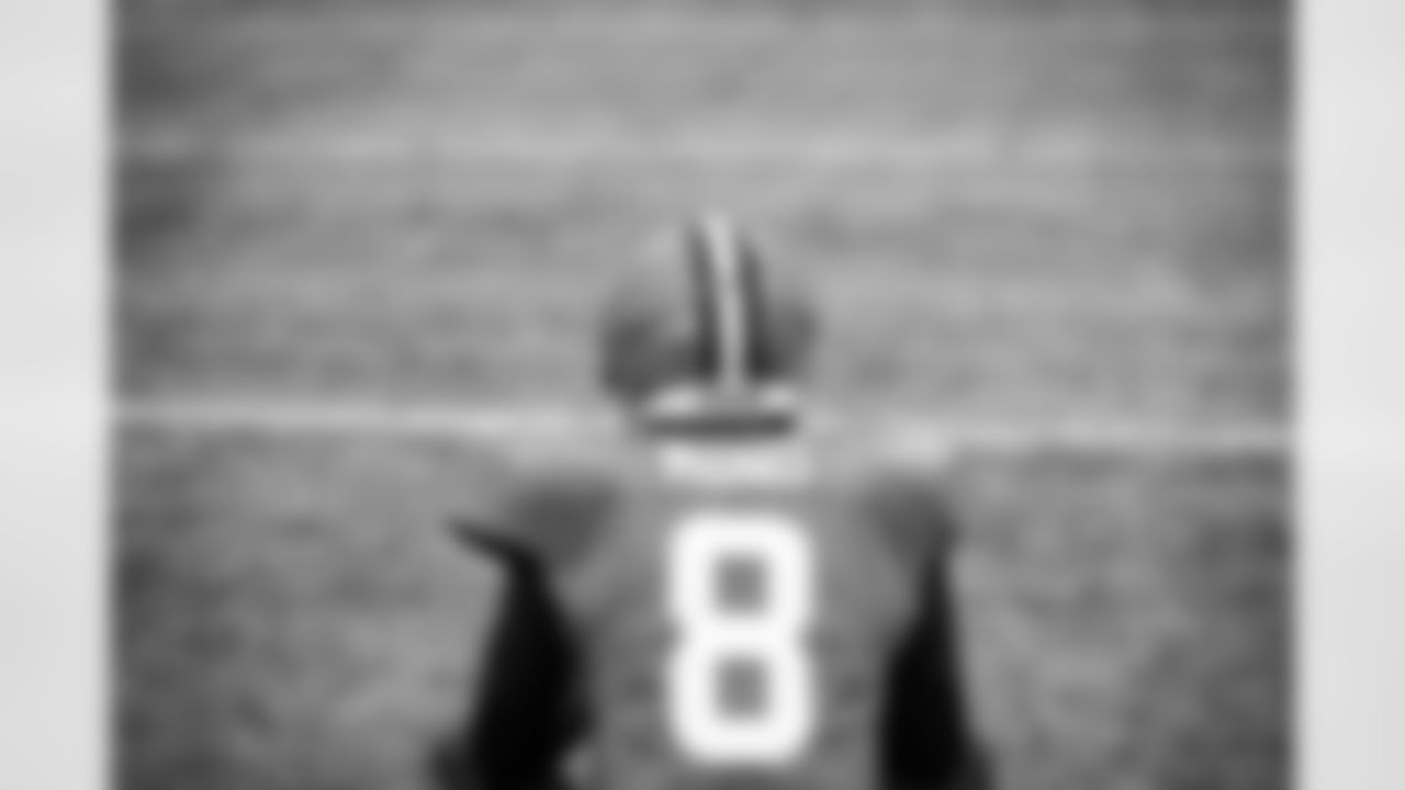 Quarterback Kellen Mond (8) during practice at CrossCountry Mortgage Campus on November 30, 2022.