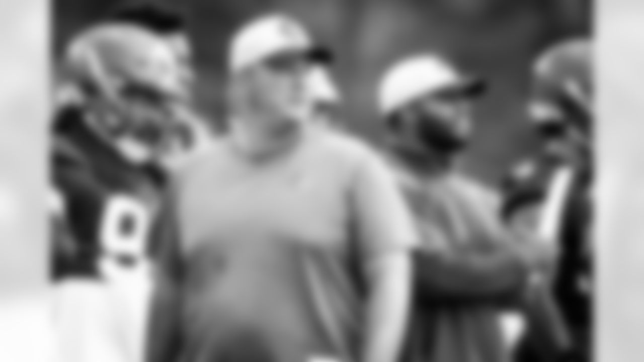 Defensive Line Coach Chris Kiffin during the third day of training camp on July 30, 2021.