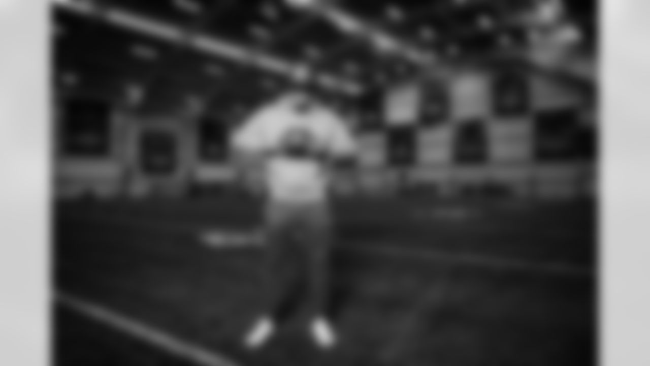 Browns 2021 Third Round pick Anthony Schwartz tours the Berea Facility on May 1, 2021.