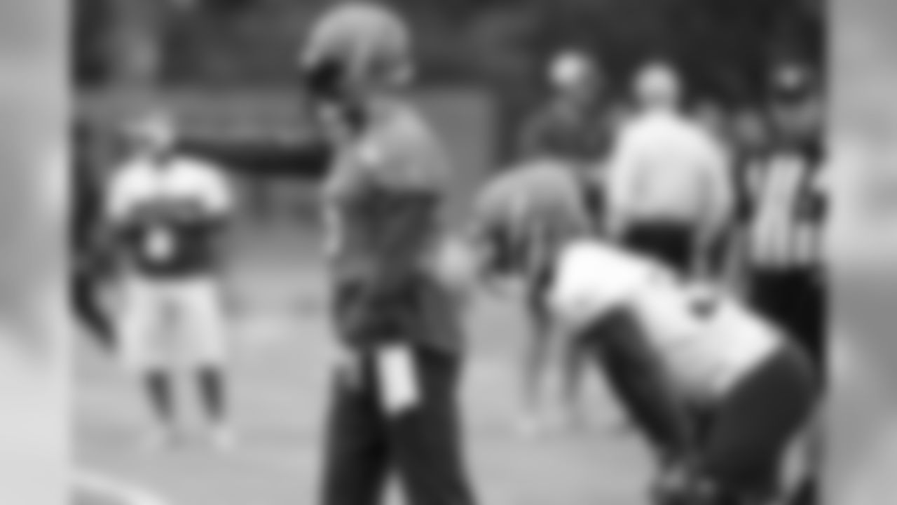 Quarterback Baker Mayfield (6) during the first day of minicamp on June 4, 2019.