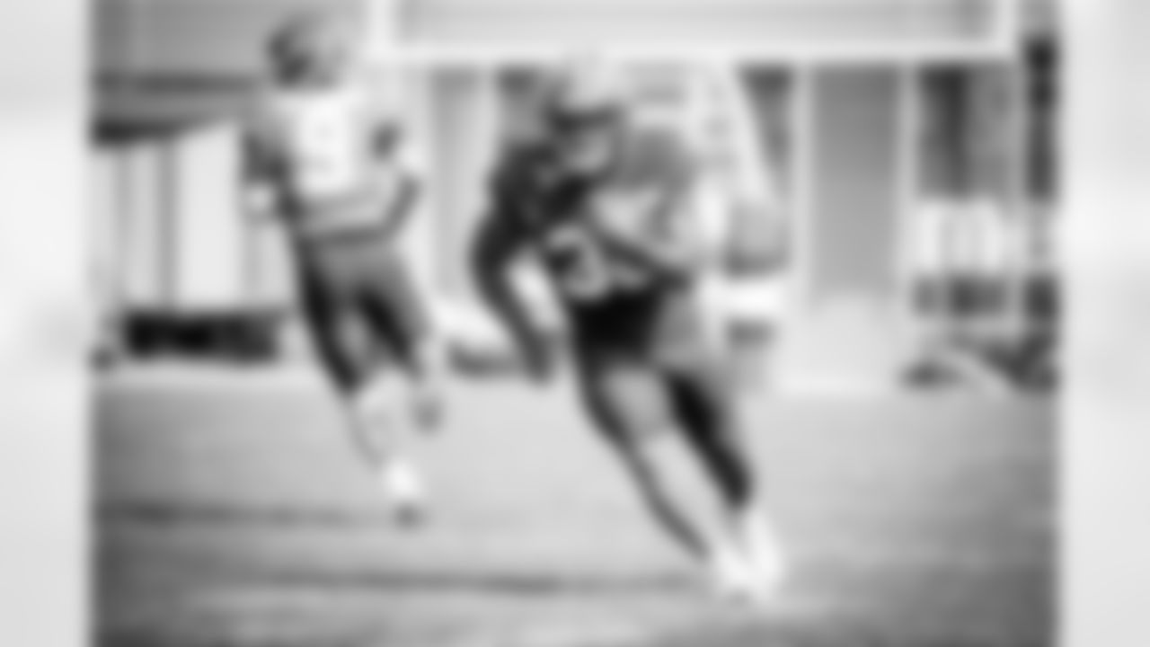 Running back Benny LeMay (36) during practice on August 25, 2020