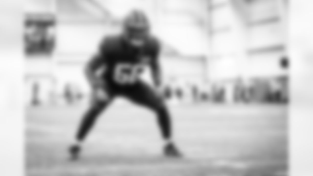 Linebacker Tae Davis (56) during practice at CrossCountry Mortgage Campus on November 30, 2022.