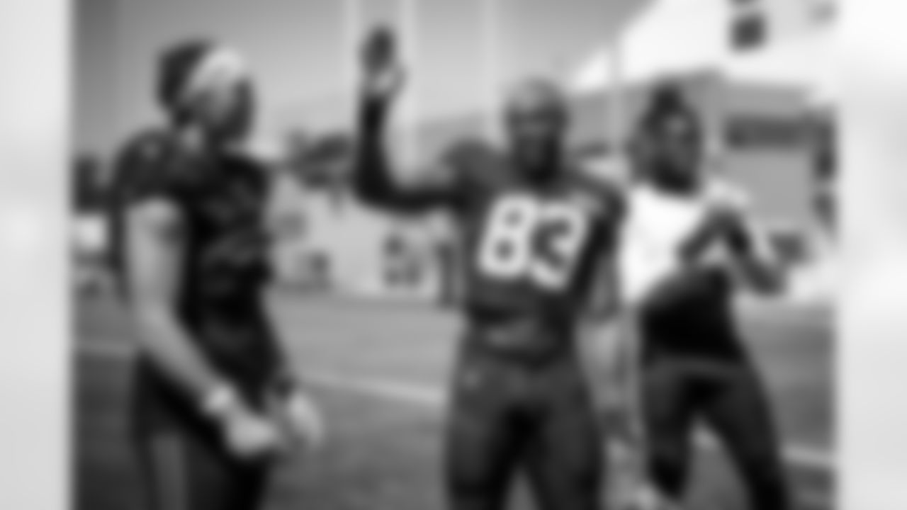 Tight end Zaire Mitchell-Paden (83) during Day 14 of Training Camp at CrossCountry Mortgage Campus on August 1, 2023.