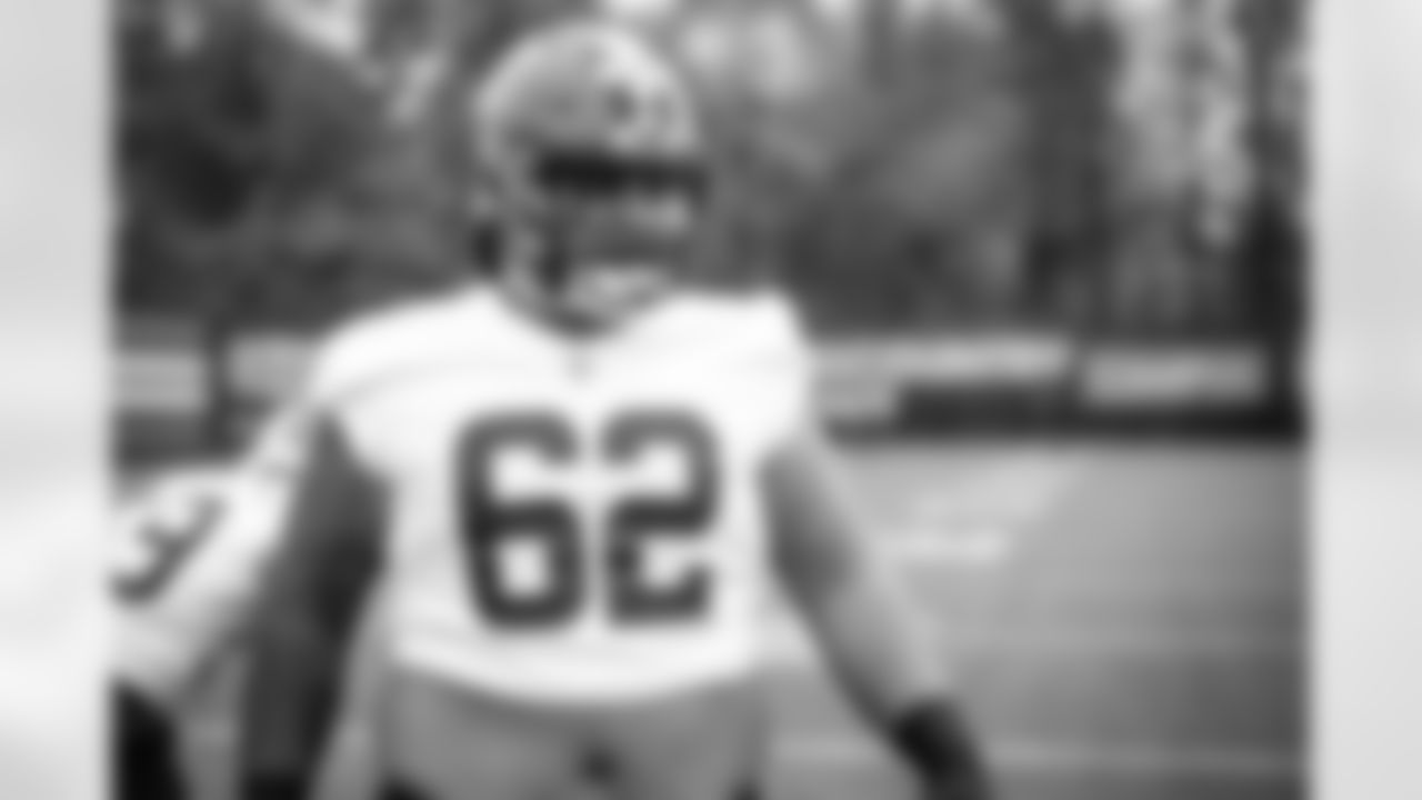 Defensive tackle Siaki Ika (62) during practice on the first day of Rookie Minicamp at CrossCountry Mortgage Campus on May 12, 2023.