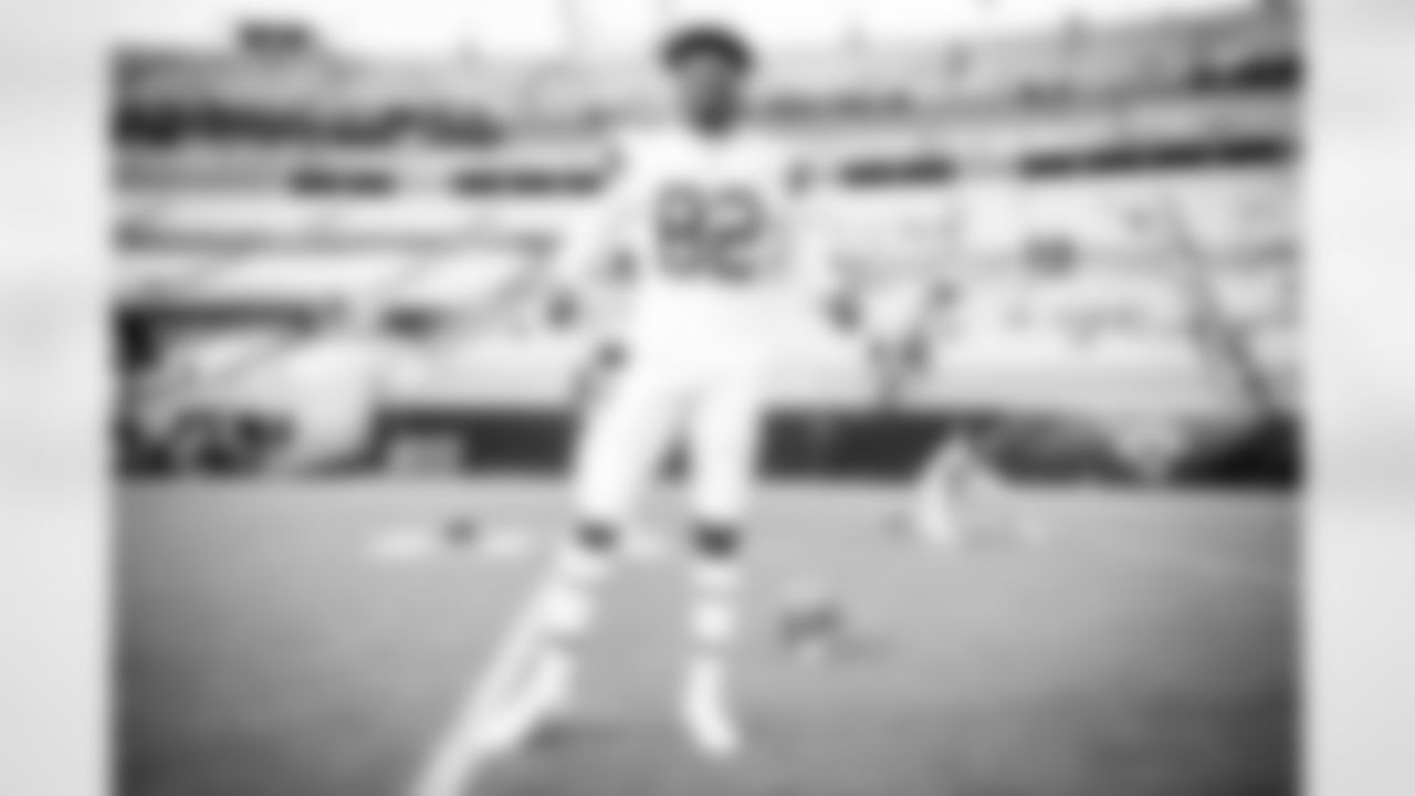 Wide receiver Rashard Higgins (82) before a NFL football game between the Cleveland Browns and Jacksonville Jaguars on November 29, 2020 at TIAA Bank Field. The Browns won 27-25.