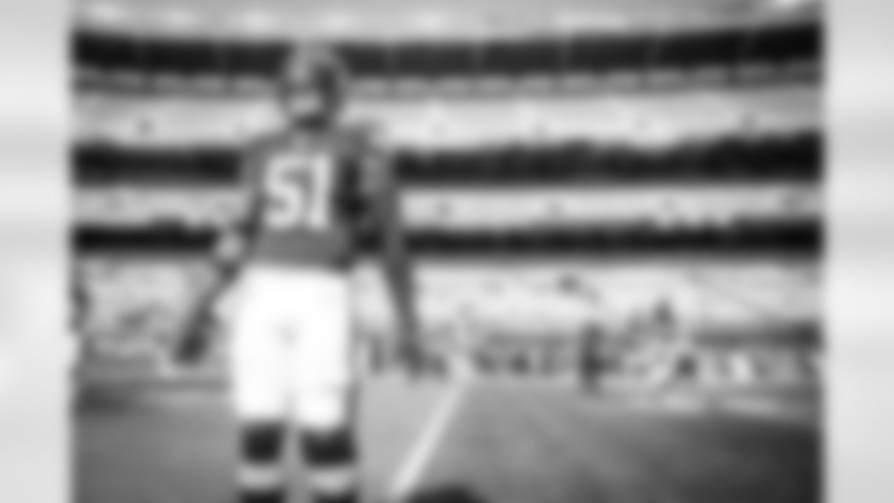 Linebacker Mack Wilson (51) before a NFL football game between the Washington Football Team and Cleveland Browns on September 27, 2020 at FirstEnergy Stadium. The Browns won 34-20.