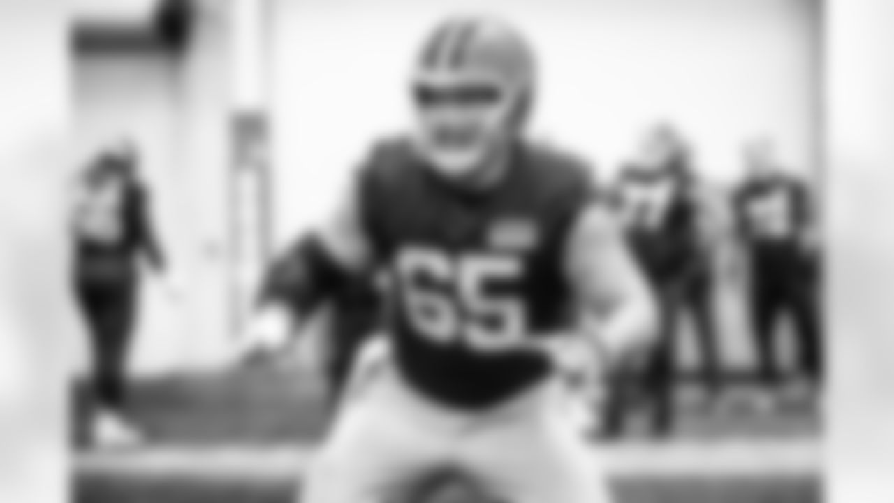 Center Greg Mancz (65) during practice at CrossCountry Mortgage Campus on December 15, 2022.