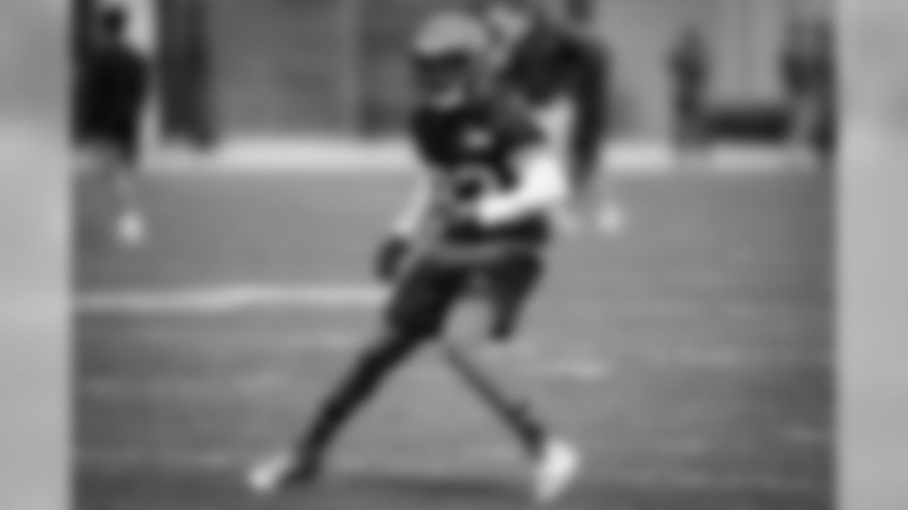 Safety Damarious Randall (23) during the fifth practice of OTAs on May 22, 2019.