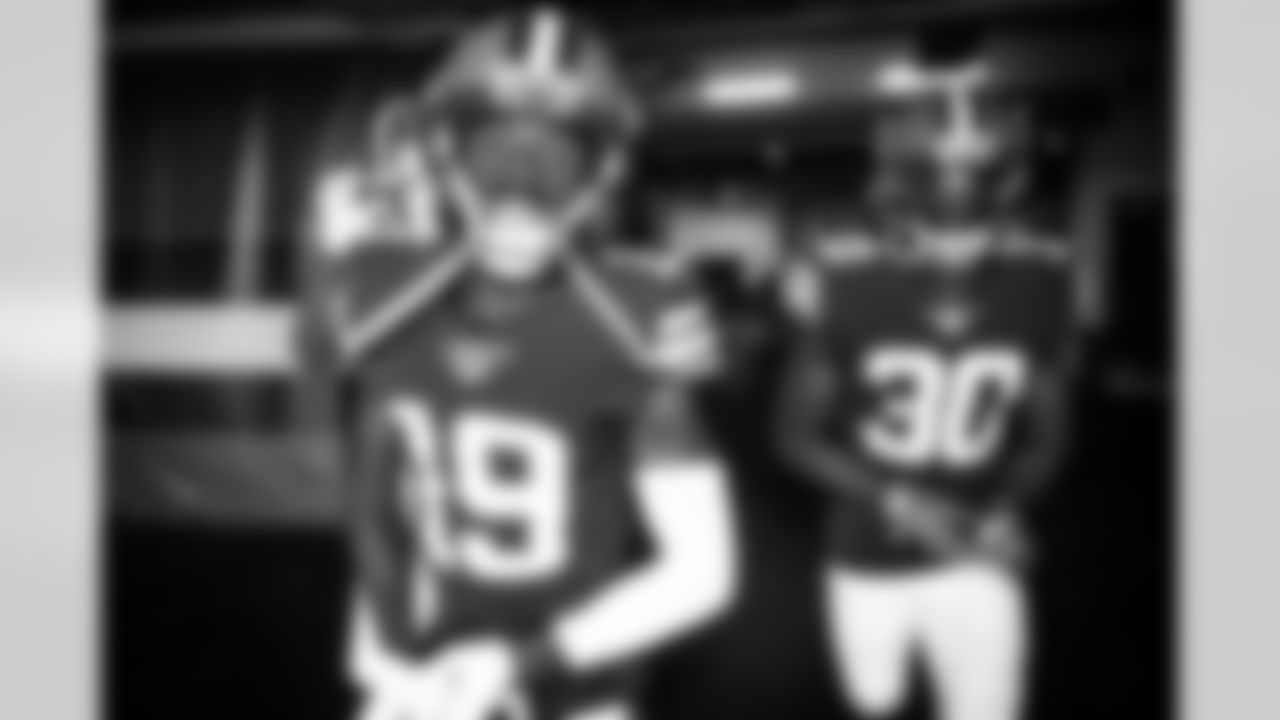 Wide receiver JoJo Natson (19) during practice on September 4, 2020 at FirstEnergy Stadium.
