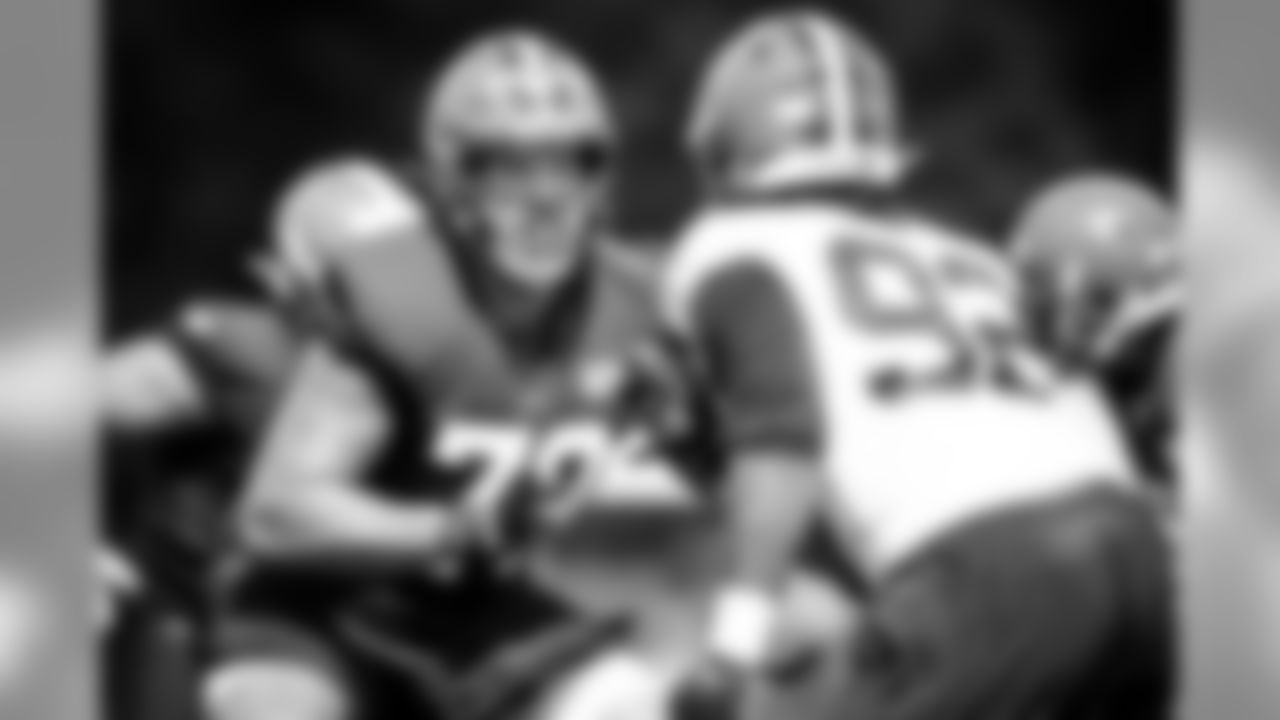 Offensive tackle Jack Conklin (78) during practice on August 14, 2020