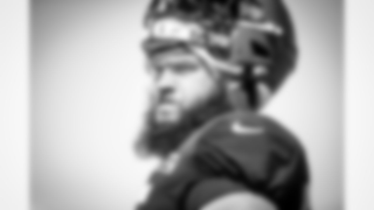 Offensive guard Joel Bitonio (75) during practice on August 18, 2020