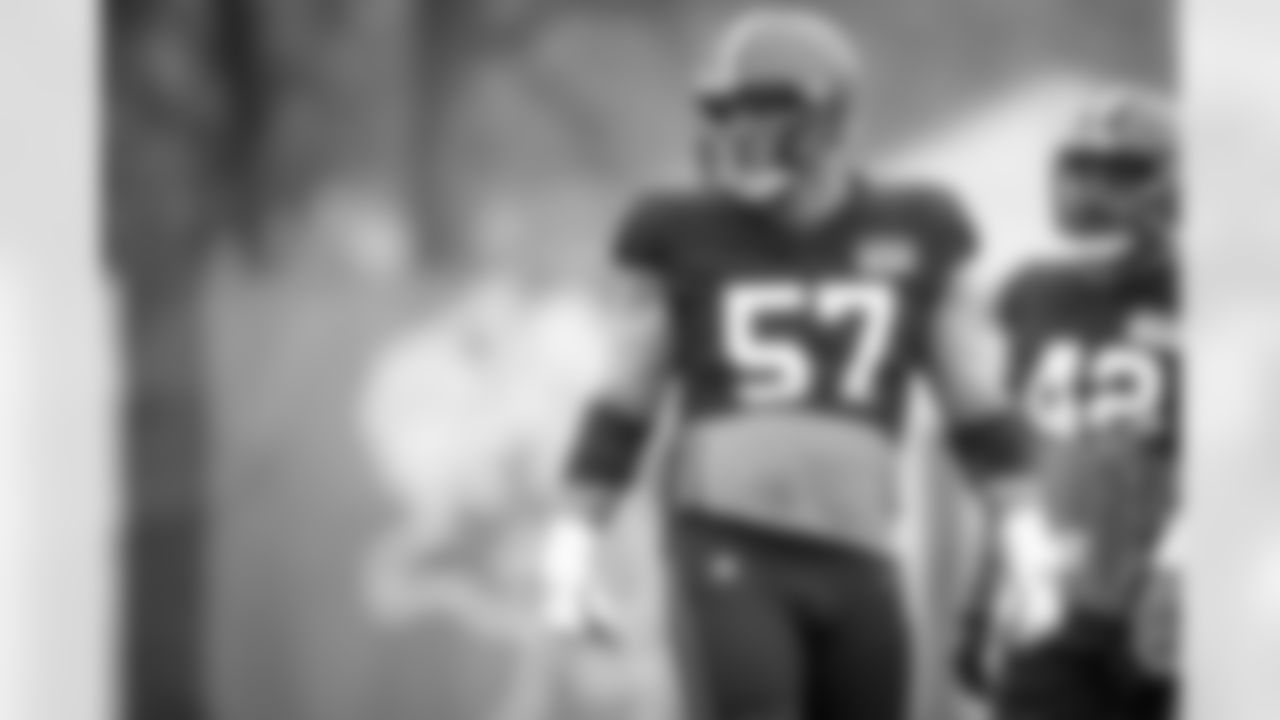 Defensive tackle Ben Stille (57) during practice at CrossCountry Mortgage Campus on December 7, 2022.