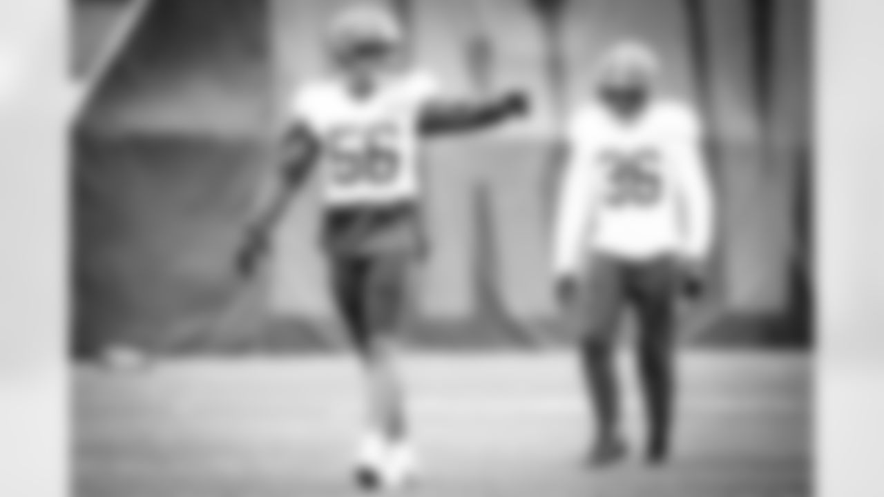 Linebacker Malcolm Smith (56) during practice on September 30, 2020