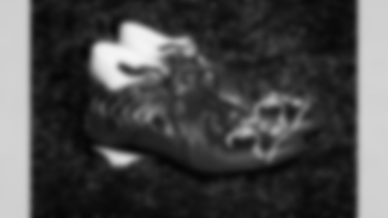 2022 My Cause My Cleats Photoshoot - Defensive tackle Tommy Togiai (93) - Littlest Heroes
