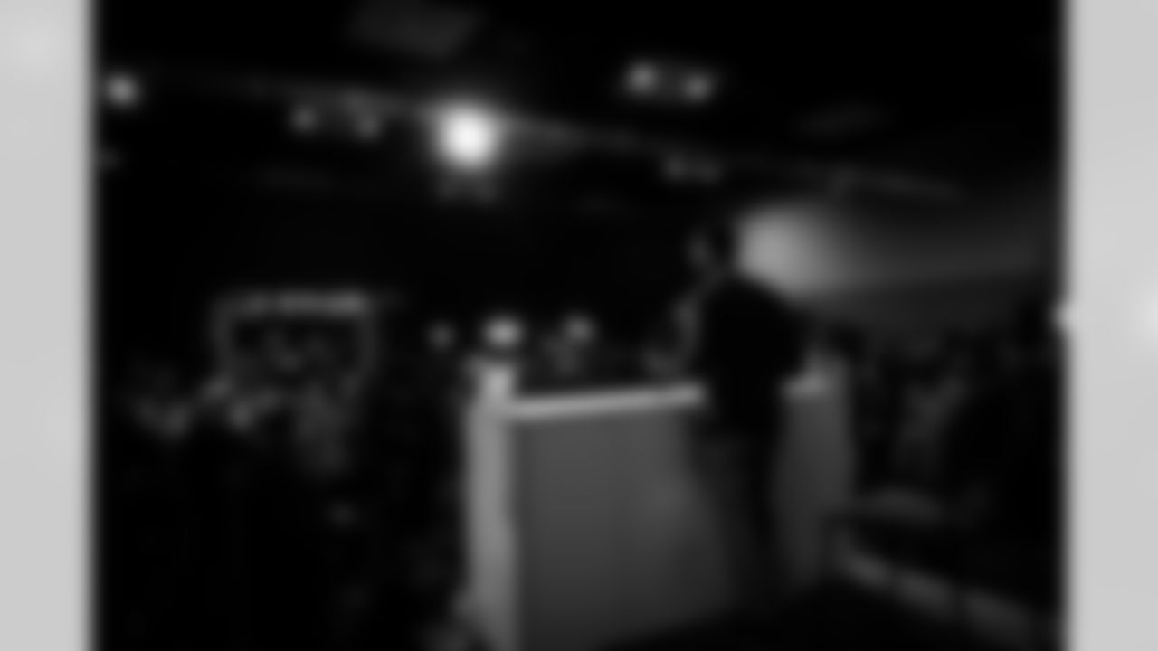 General Manager Andrew Berry at the 2022 NFL Combine at the Indiana Convention Center in Indianapolis, Indiana on March 1, 2022.