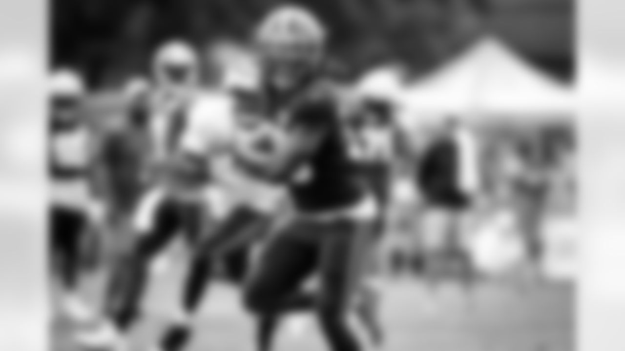 Running Back D'Ernest Johnson (30) during the eleventh day of training camp at CrossCountry Mortgage Campus on August 9, 2022.