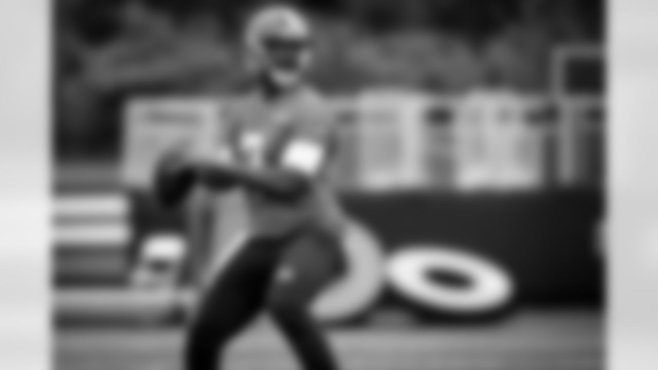 Quarterback Jacoby Brissett (7) during practice at CrossCountry Mortgage Campus on August 23, 2022.