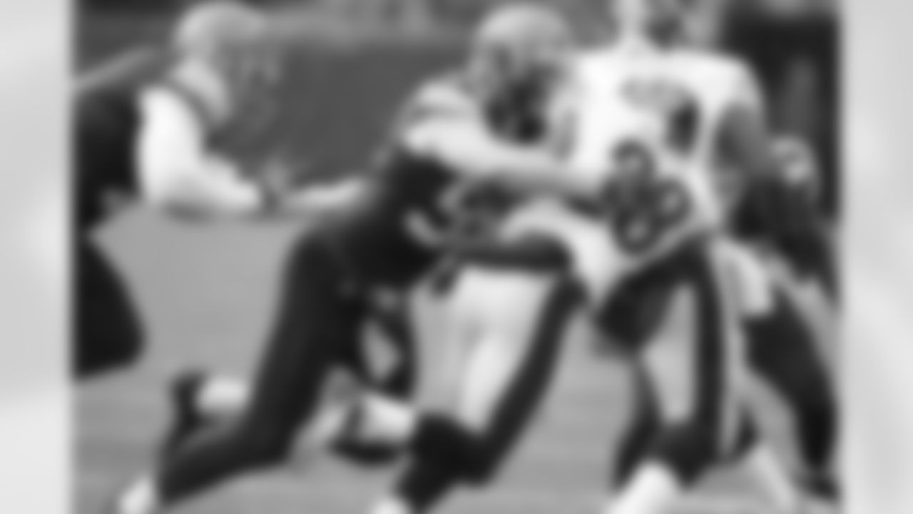Paul Kruger resisters a tackle against the Steelers on Nov. 24.