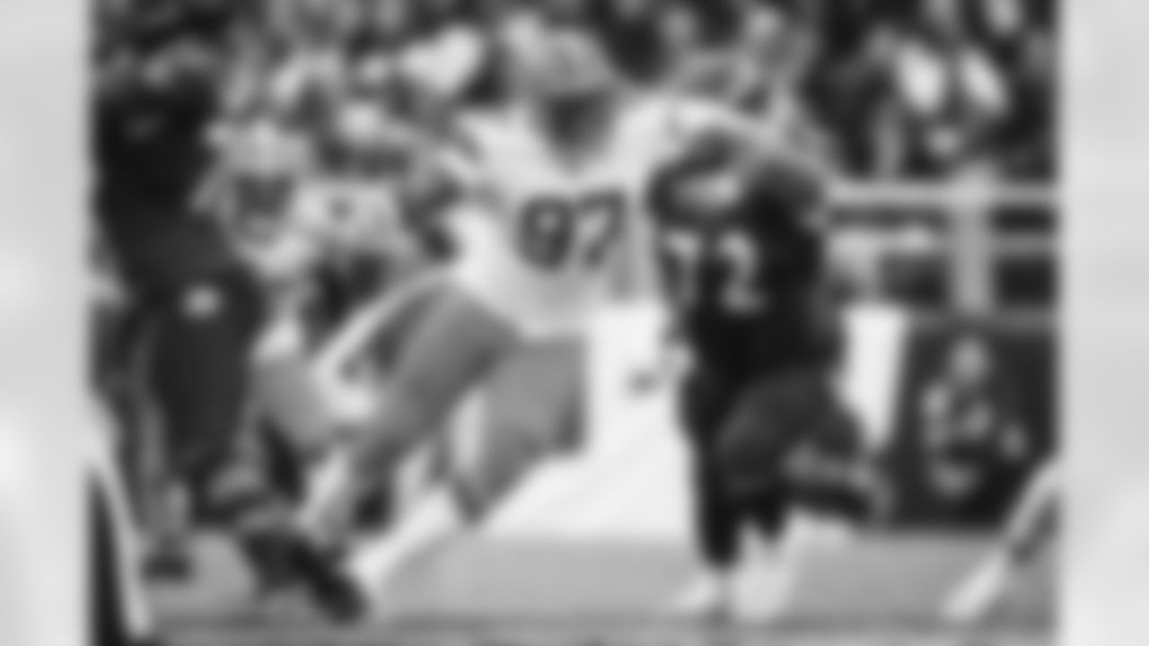 Defensive tackle Perrion Winfrey (97) during a NFL football game between the Cleveland Browns and Baltimore Ravens on October 23, 2022 at M&T Bank Stadium.
