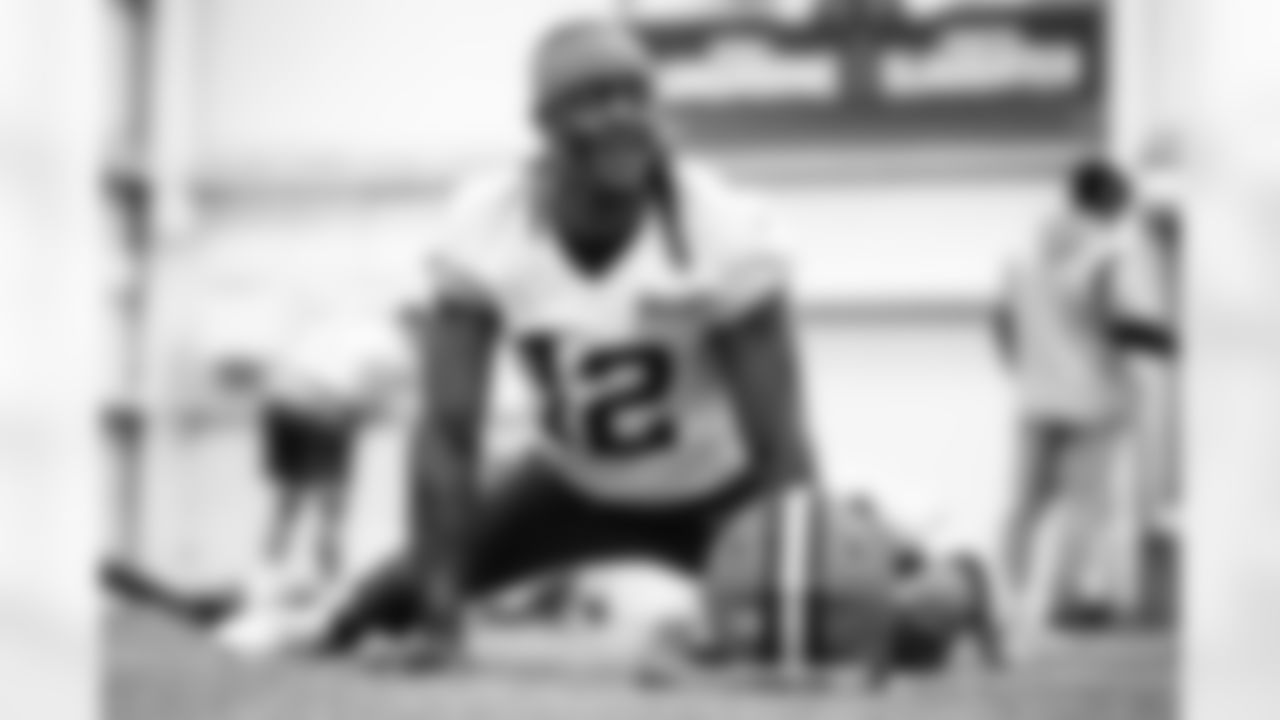 Wide Receiver Michael Woods II (12) during practice at CrossCountry Mortgage Campus on January 4, 2023.