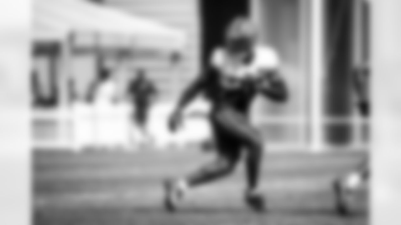Cornerback Caleb Biggers (39) during Day 14 of Training Camp at CrossCountry Mortgage Campus on August 20, 2023.