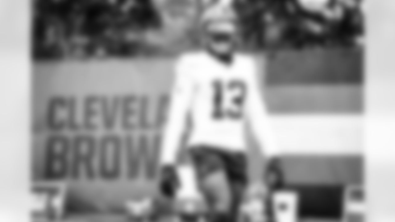 Wide receiver Odell Beckham Jr. (13) during the fourteenth day of training camp on August 17, 2021.
