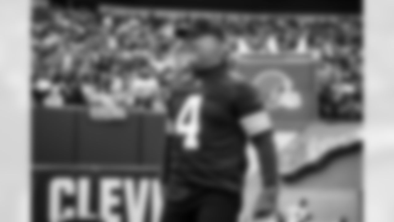 Phil Dawson before a NFL football game between the San Francisco 49ers and Cleveland Browns on October 15, 2023 at Cleveland Browns Stadium.