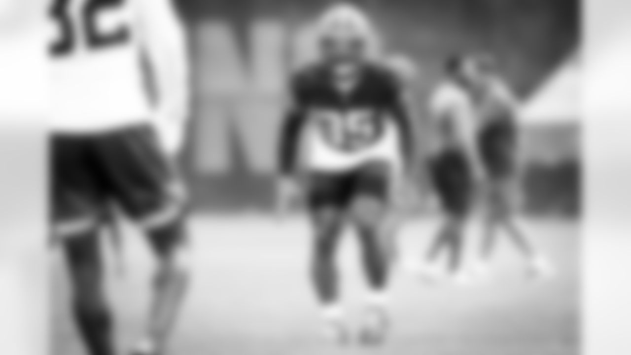 Safety Jovante Moffatt (35) during the fifteenth day of training camp on August 18, 2021.