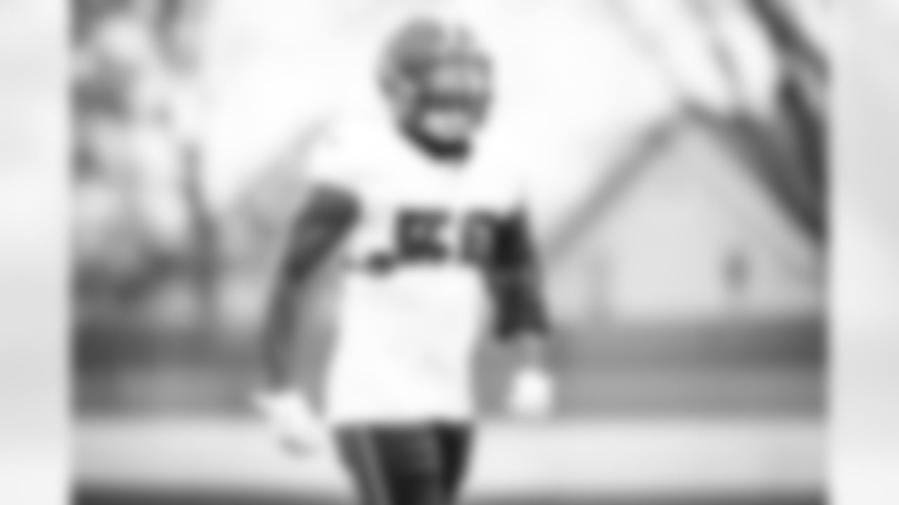 Linebacker Jacob Phillips (50) during practice on December 8, 2021.