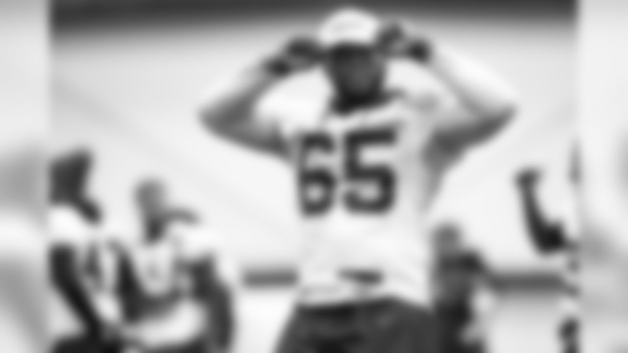 Defensive tackle Larry Ogunjobi (65) during practice on November 12, 2019.