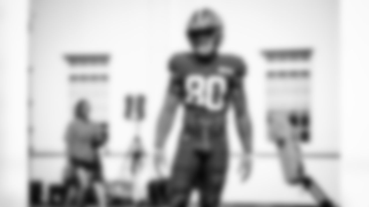 Wide receiver Austin Watkins Jr. (80) during Day 4 of Training Camp at The Greenbrier on July 28, 2023.