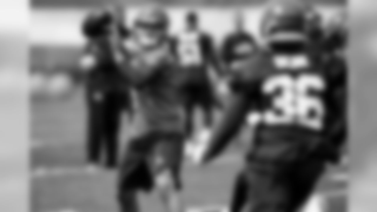 Quarterback David Blough (9) during the second practice of OTAs on May 15, 2019