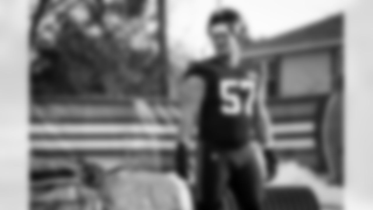 Defensive tackle Ben Stille (57) during practice at CrossCountry Mortgage Campus on December 28, 2022.