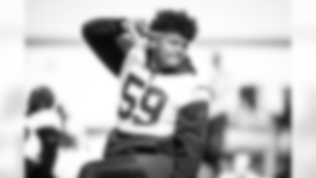 Defensive end Curtis Weaver (59) during practice on October 19, 2021.