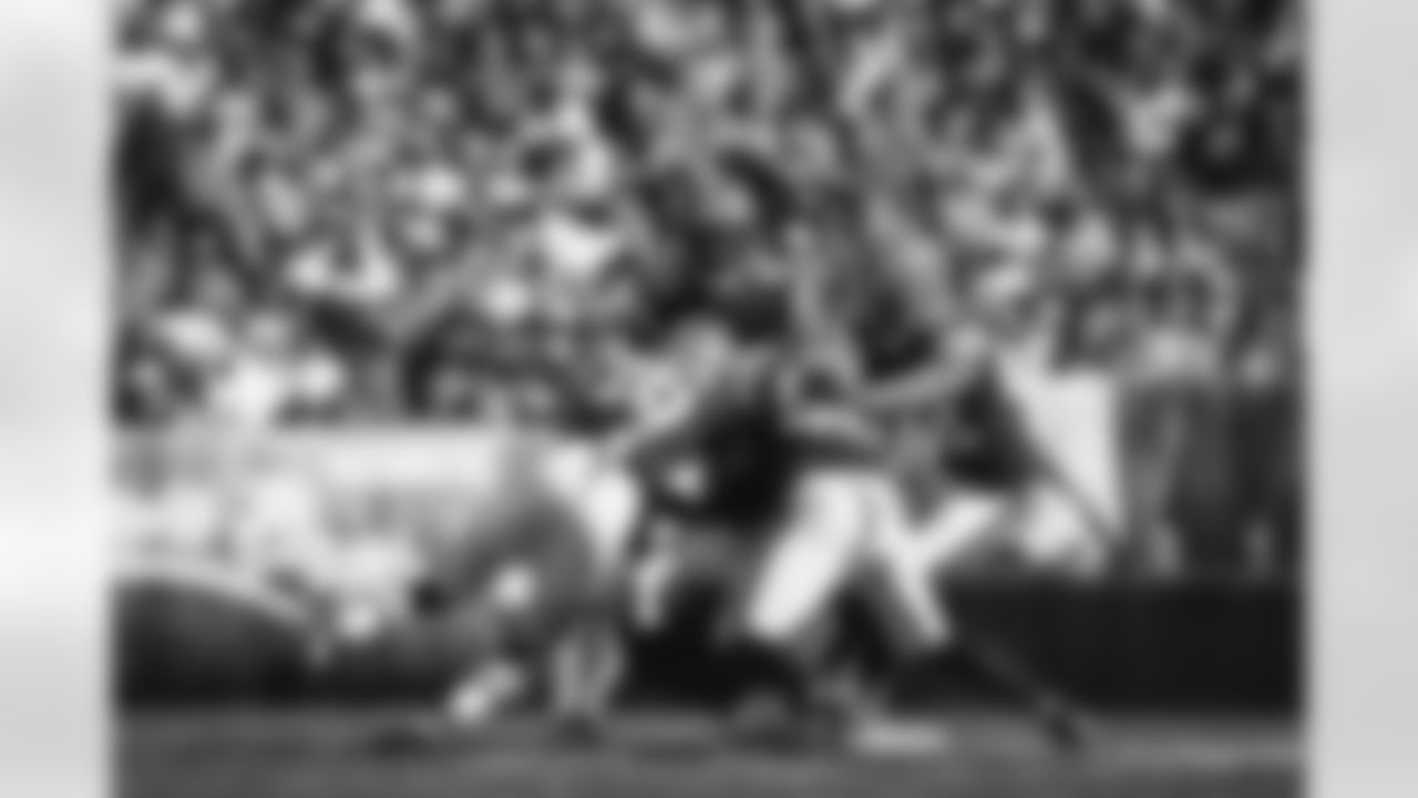 The defense during a NFL football game between the New England Patriots and Cleveland Browns on October 16, 2022 at FirstEnergy Stadium.