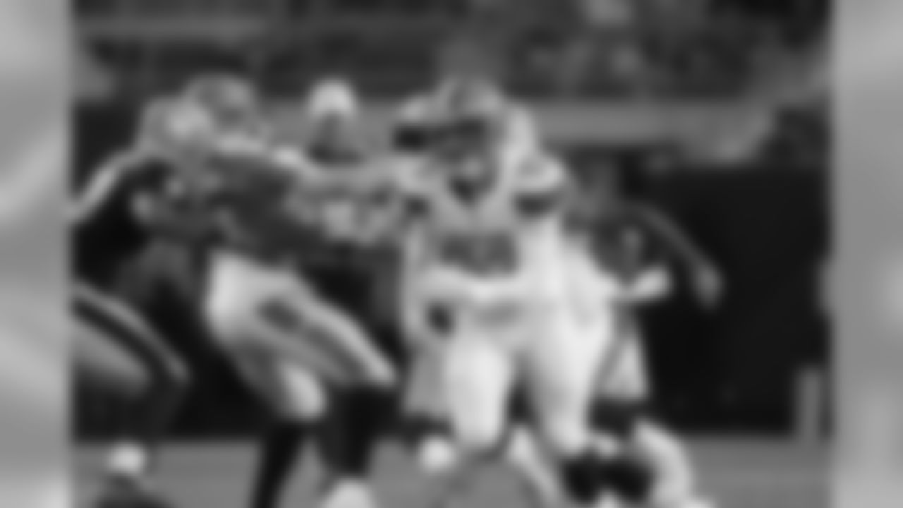 LB Joe Schobert runs against the Saints.
