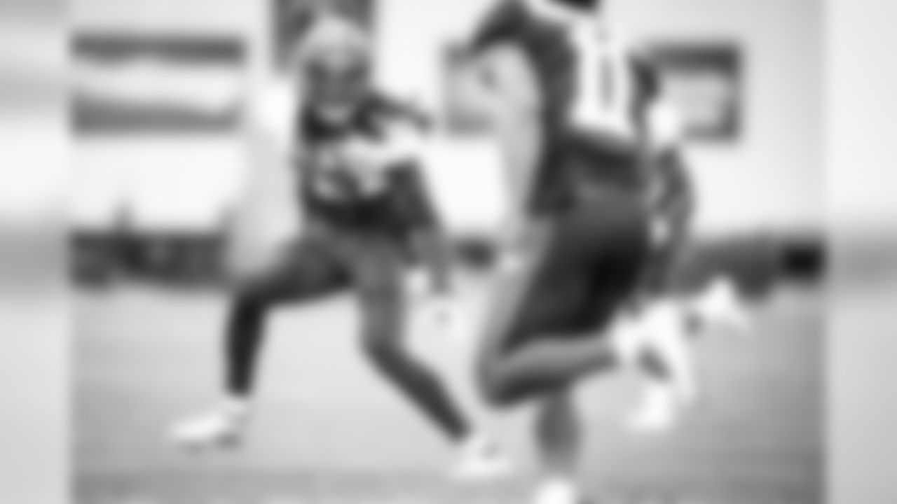 Cornerback Donovan Olumba (33) during practice on August 17, 2020