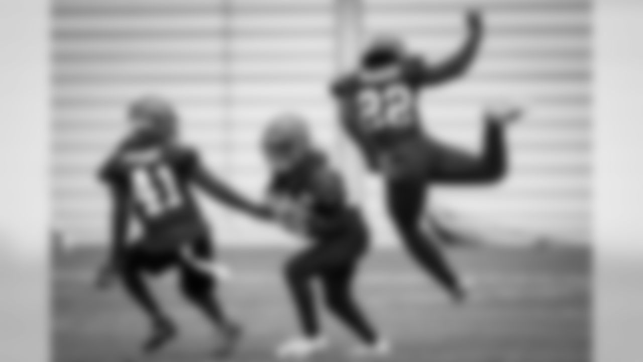 Safety Sheldrick Redwine (33) during the fifth practice of OTAs on May 22, 2019.