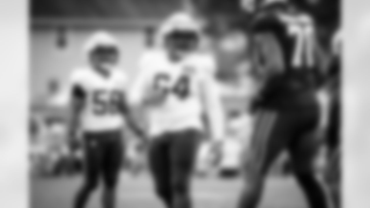 Defensive tackle Roderick Perry II (64) during the eleventh day of training camp at CrossCountry Mortgage Campus on August 9, 2022.